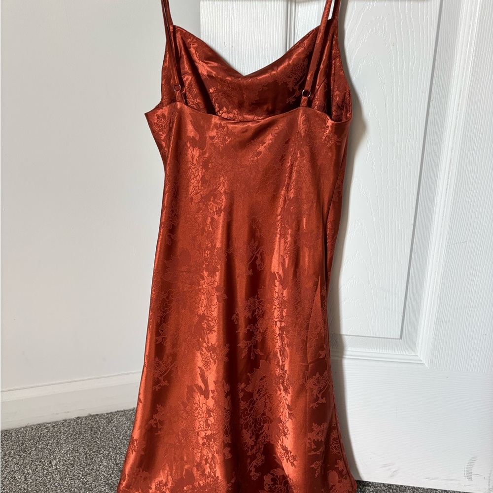 Princess Polly Rust Slip Dress - Picture 2 of 4